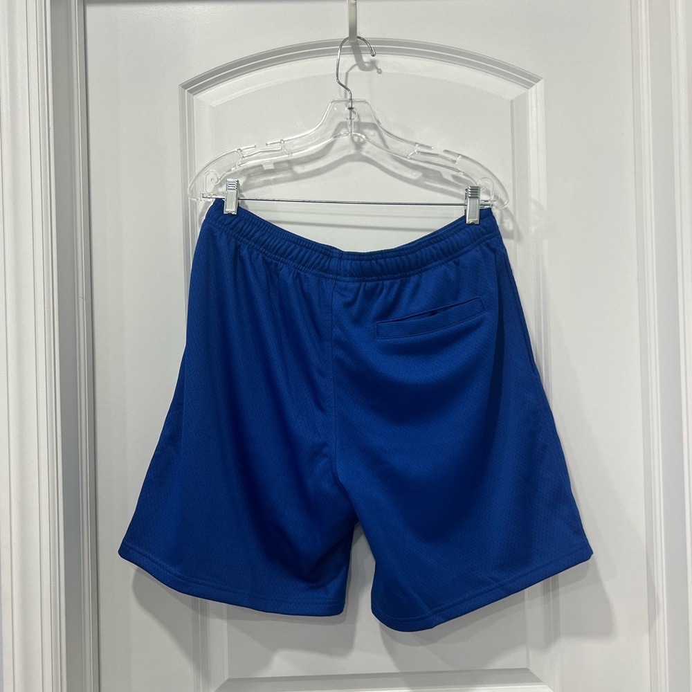 Stussy Blue and Orange Athletic Shorts - Picture 2 of 3